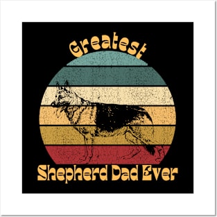 Greatest Shepherd Dad Posters and Art